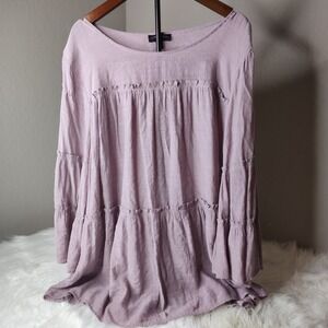 Cocomo Women's‎ Pullover Blouse 1X Bell Sleeves Beach Boho Hippie